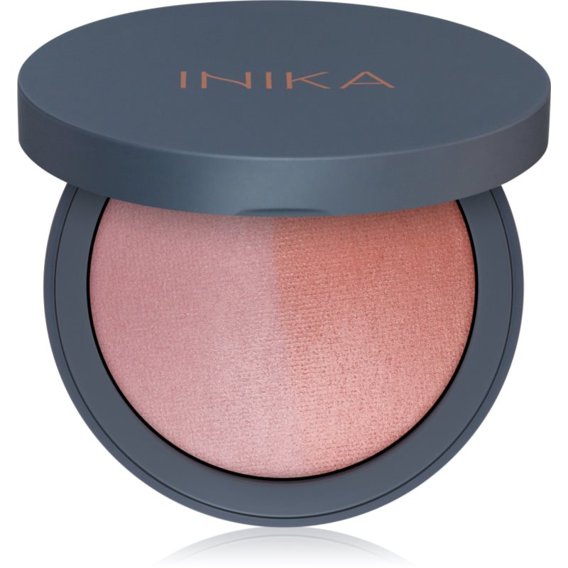 INIKA Organic Blush Duo duo tvářenka odstín Burnt Peach 6