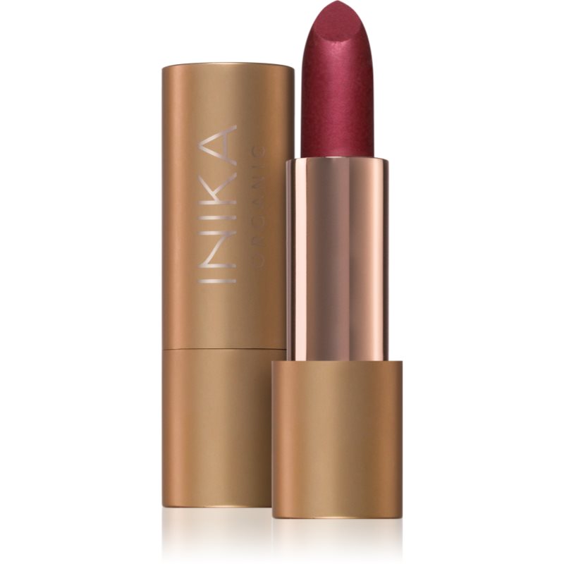 INIKA Organic Creamy Lipstick krémová hydratační rtěnka odstín Auburn 4