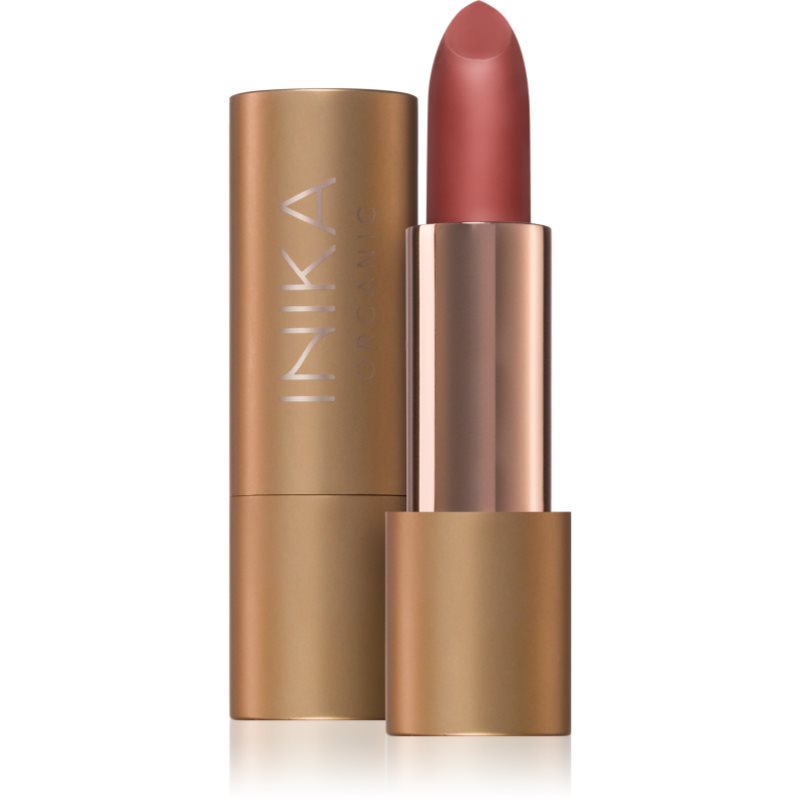 INIKA Organic Creamy Lipstick krémová hydratační rtěnka odstín Spring Bloom 4