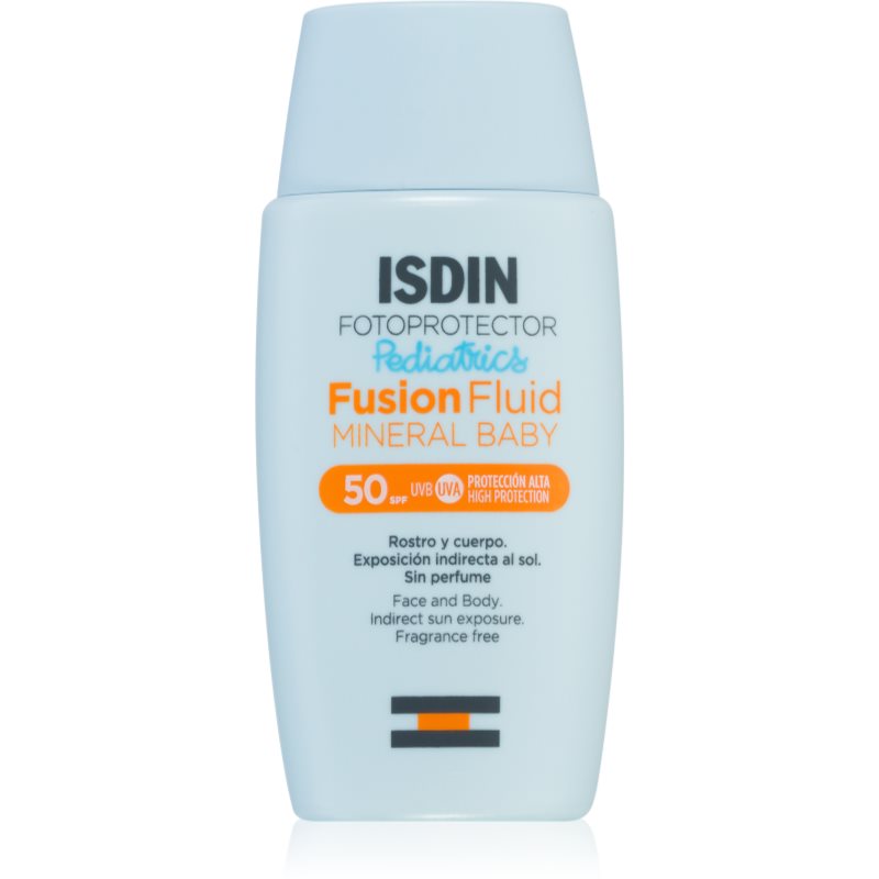 ISDIN Fotoprotector Fusion Fluid Mneral Baby minerální krém na opalování pro děti SPF 50 50 ml - parfo.cz