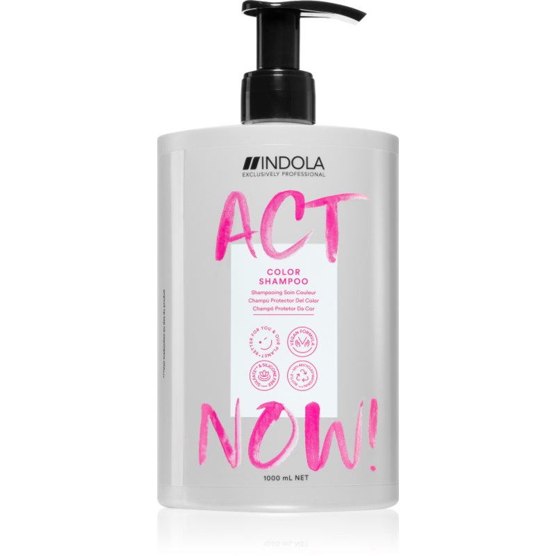 Indola Act Now! Color rozjasňující šampon pro ochranu barvy 1000 ml - parfo.cz