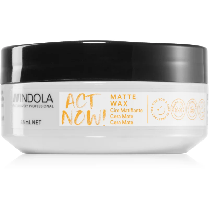 Indola Act Now! Matte Wax matující vosk na vlasy 85 ml - parfo.cz
