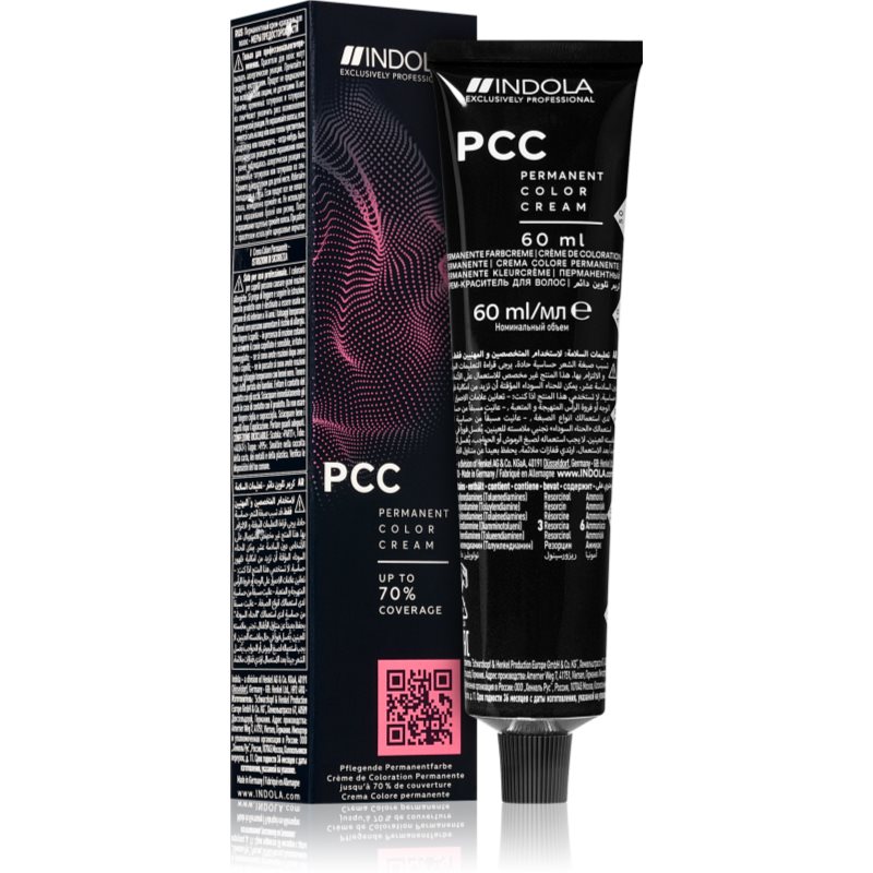 Indola PCC permanentní barva na vlasy odstín Cool & Neutral 8.1 60 ml - parfo.cz