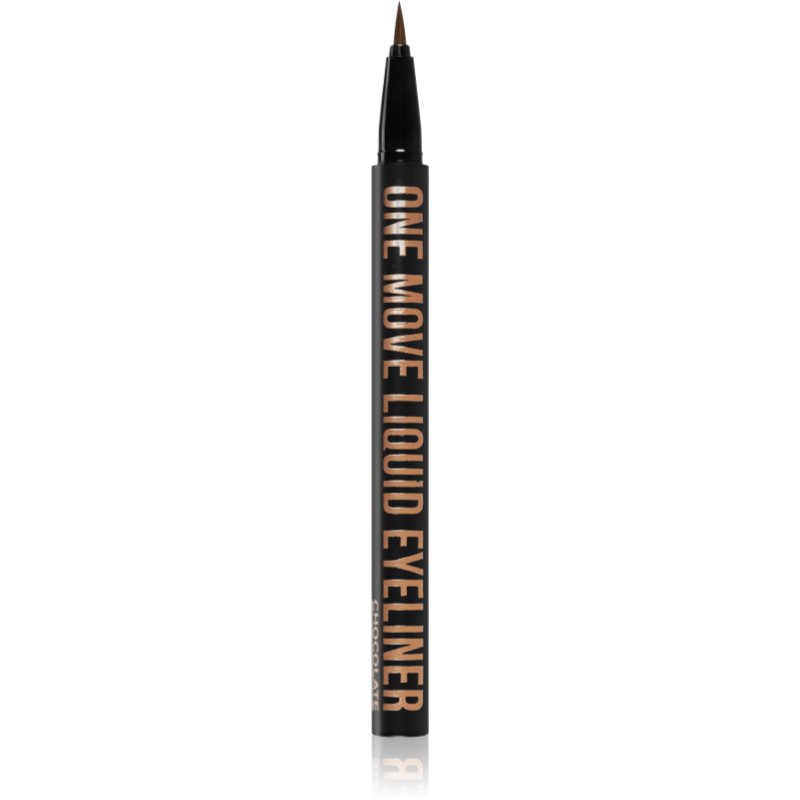 Inglot One Move precizní tekutá oční linka 02 Chocolate 0.55 ml - parfo.cz