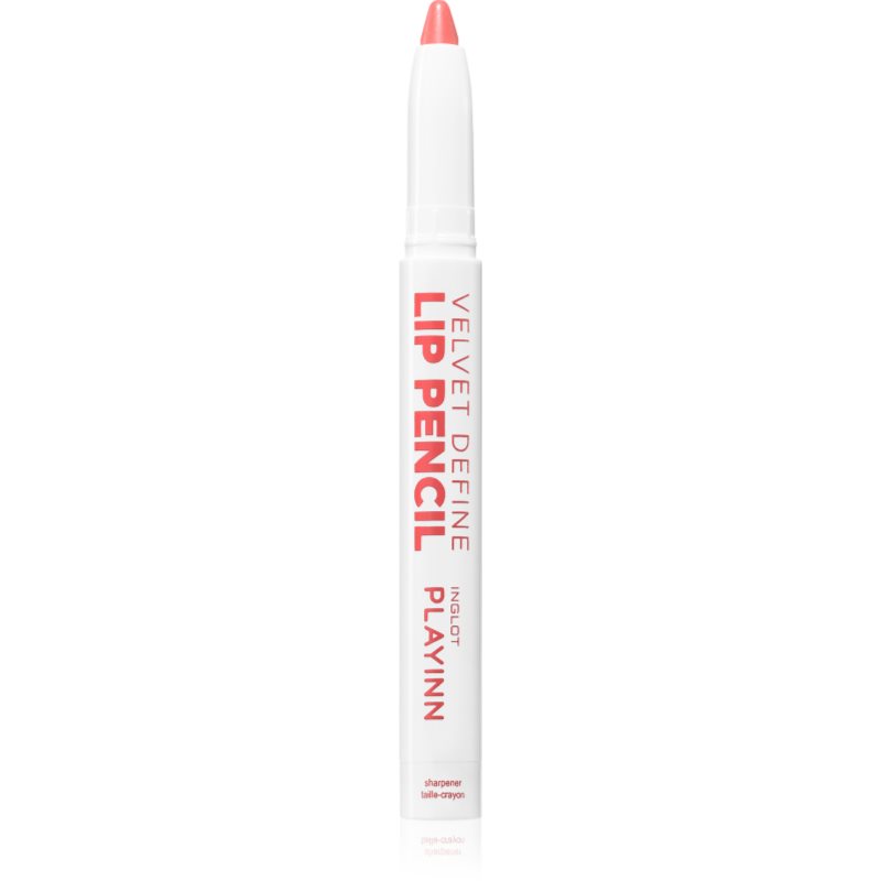Inglot PlayInn Velvet Define Lip Pencil intenzivní tužka na rty odstín BLUSHING CORAL 61 1