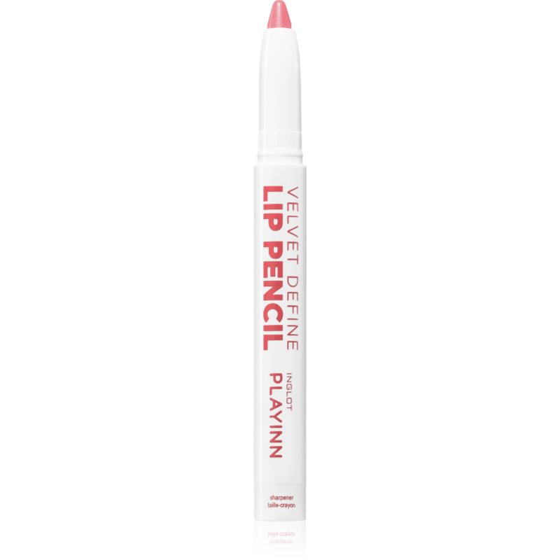 Inglot PlayInn Velvet Define Lip Pencil intenzivní tužka na rty odstín PALE RASPBERRY 62 1