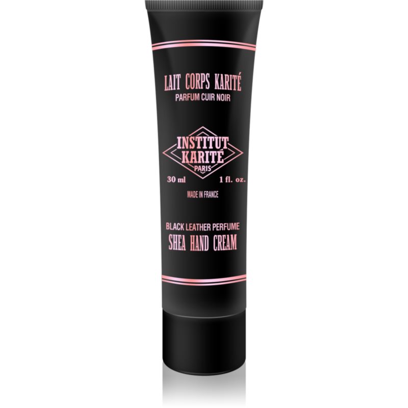 Institut Karité Paris Black Leather Shea Hand Cream ochranný krém na ruce 30 ml - parfo.cz