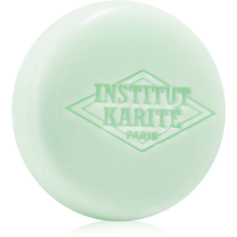 Institut Karité Paris Lily Of The Valley Shea Macaron Soap tuhé mýdlo + pouzdro 27 g - parfo.cz
