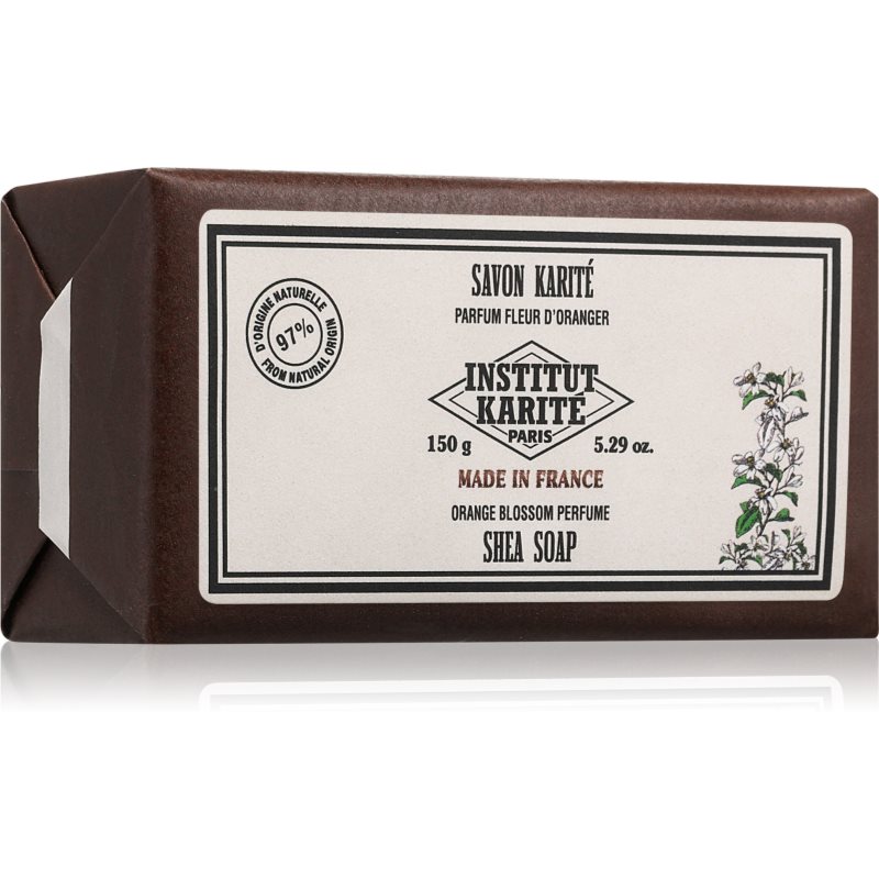 Institut Karité Paris Orange Blossom Shea Soap tuhé mýdlo s bambuckým máslem 150 g - parfo.cz