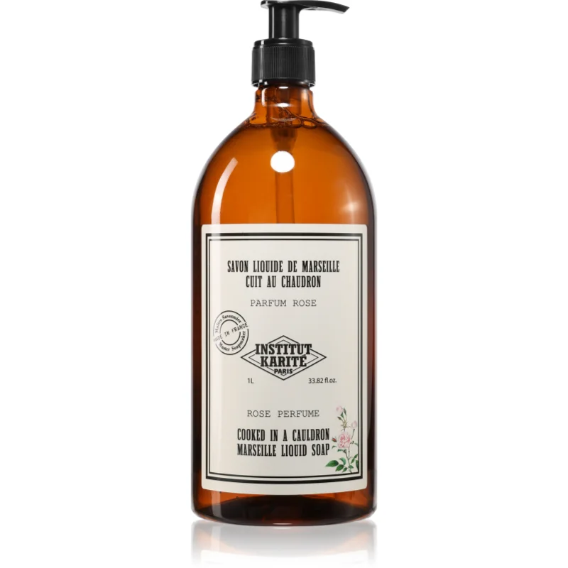 Institut Karité Paris Rose Marseille Liquid Soap tekuté mýdlo na ruce 1000 ml - parfo.cz
