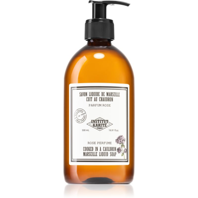 Institut Karité Paris Rose Marseille Liquid Soap tekuté mýdlo na ruce 500 ml - parfo.cz