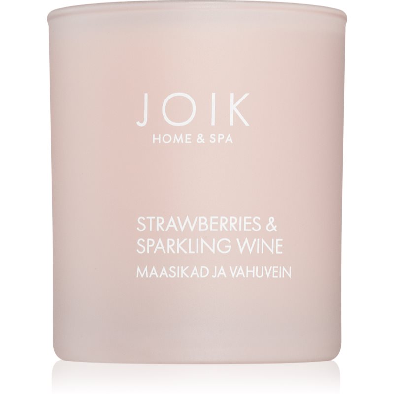 JOIK Home & Spa Strawberries & Sparkling Wine vonná svíčka 150 g - parfo.cz