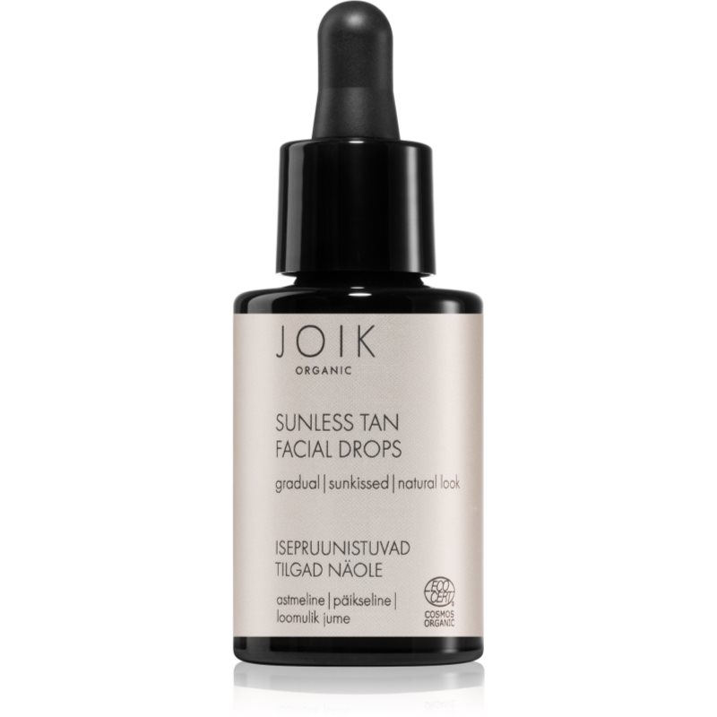 JOIK Organic Sunless Tan samoopalovací kapky na obličej 30 ml - parfo.cz