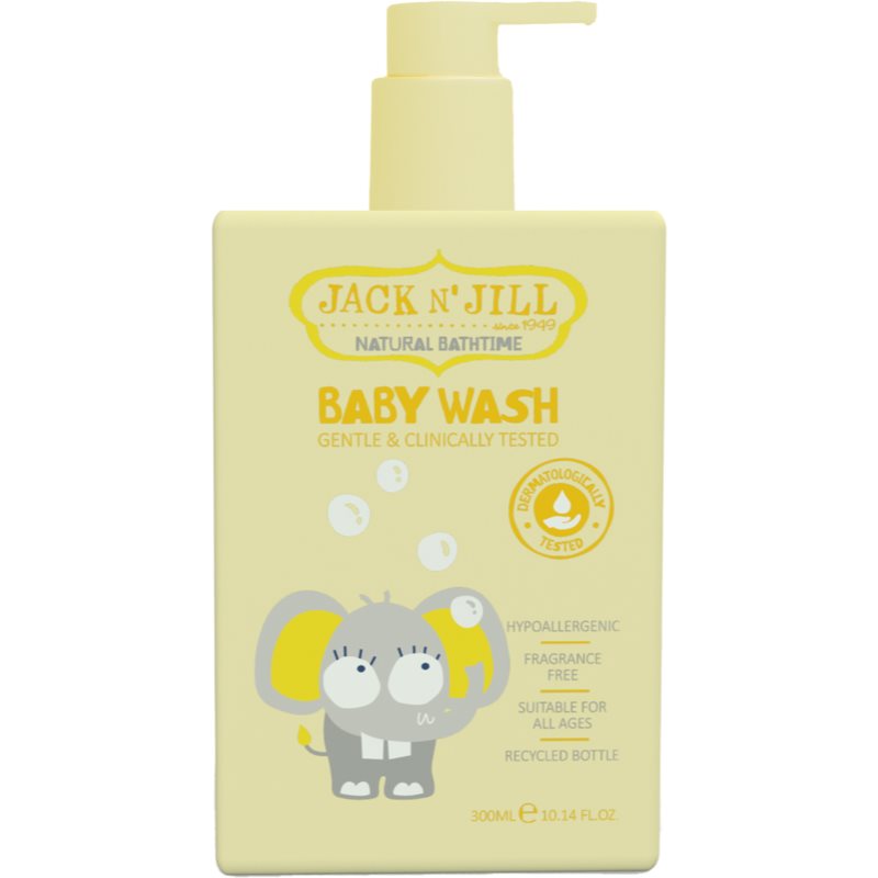Jack N’ Jill Natural Bathtime Baby Wash jemný sprchový gel pro miminka 300 ml - parfo.cz