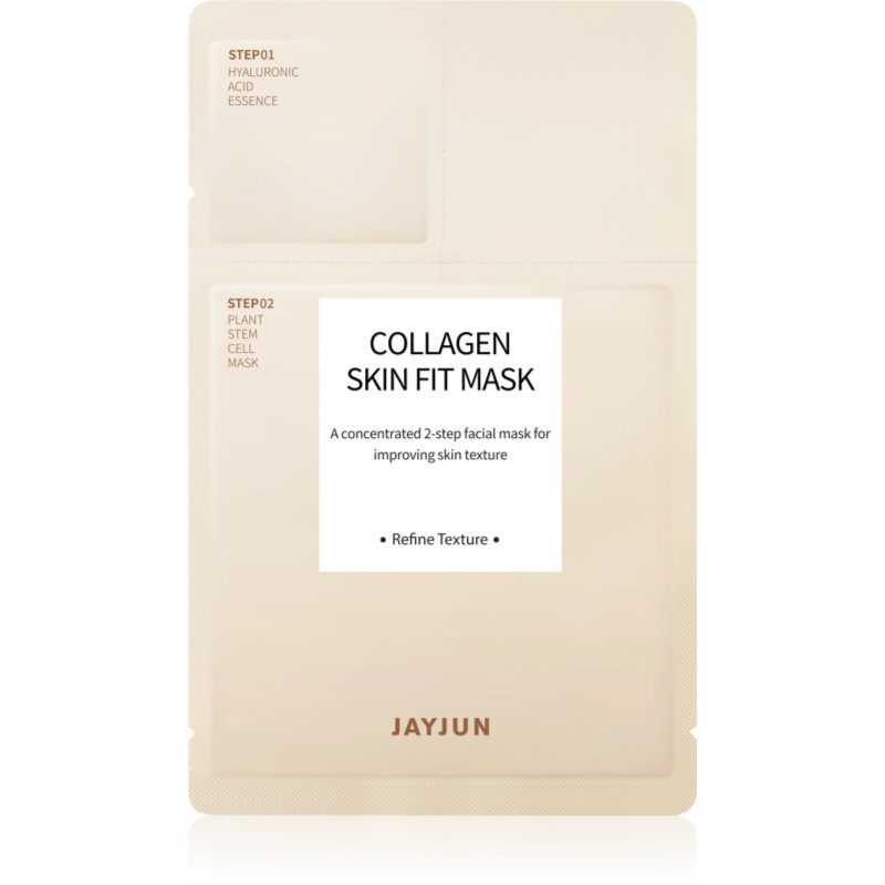Jayjun Collagen Skin Fit vyživující a obnovující pleťová maska pro unavenou pleť 1 ks - parfo.cz