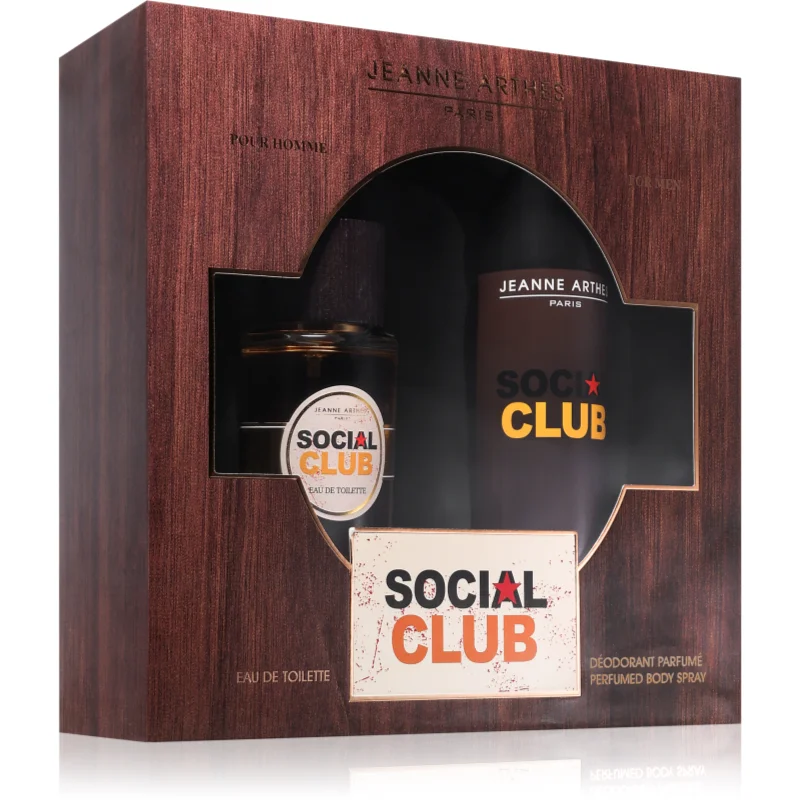 Jeanne Arthes Social Club dárková sada pro muže - parfo.cz
