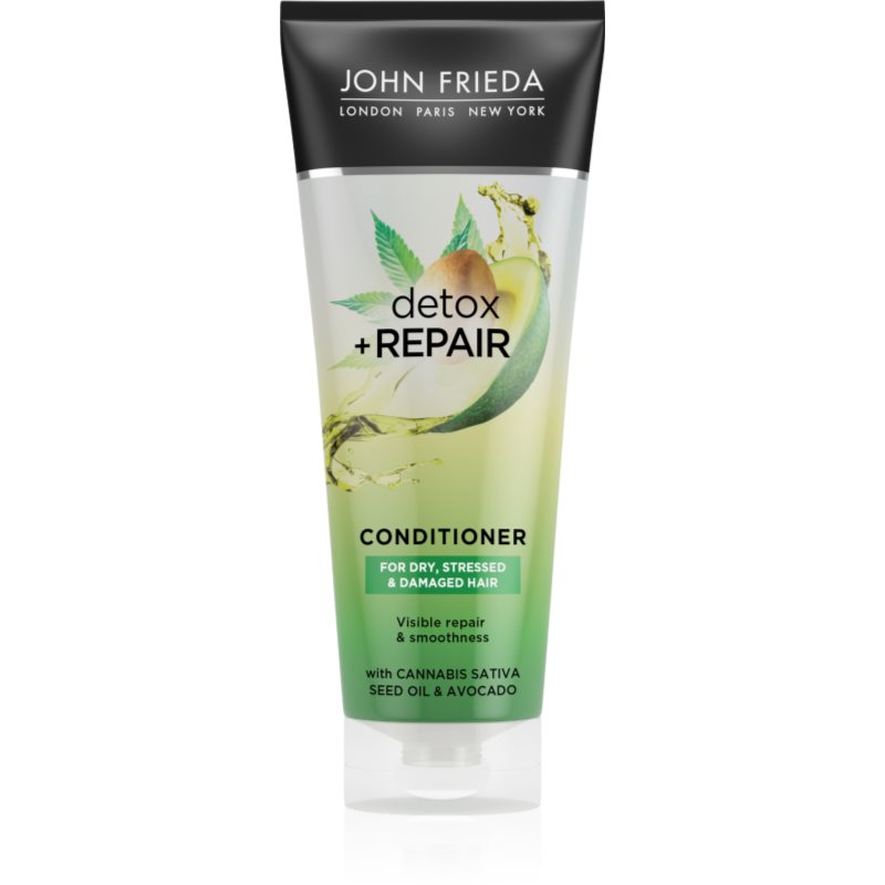 John Frieda Detox & Repair čisticí detoxikační kondicionér pro poškozené vlasy 250 ml - parfo.cz