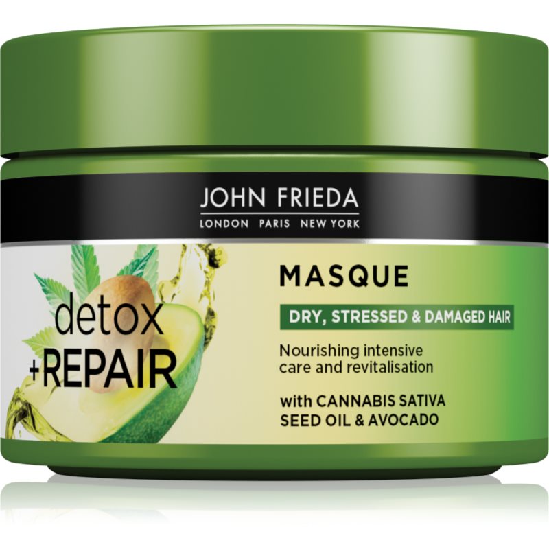 John Frieda Detox & Repair detoxikační maska pro poškozené vlasy 250 ml - parfo.cz