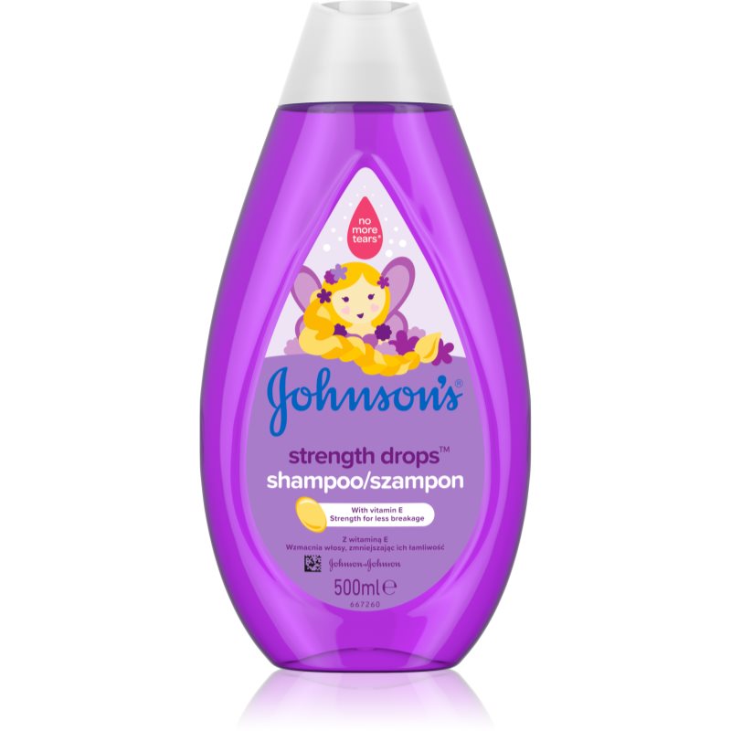 Johnson's® Strenght Drops posilující šampon pro děti 500 ml - parfo.cz