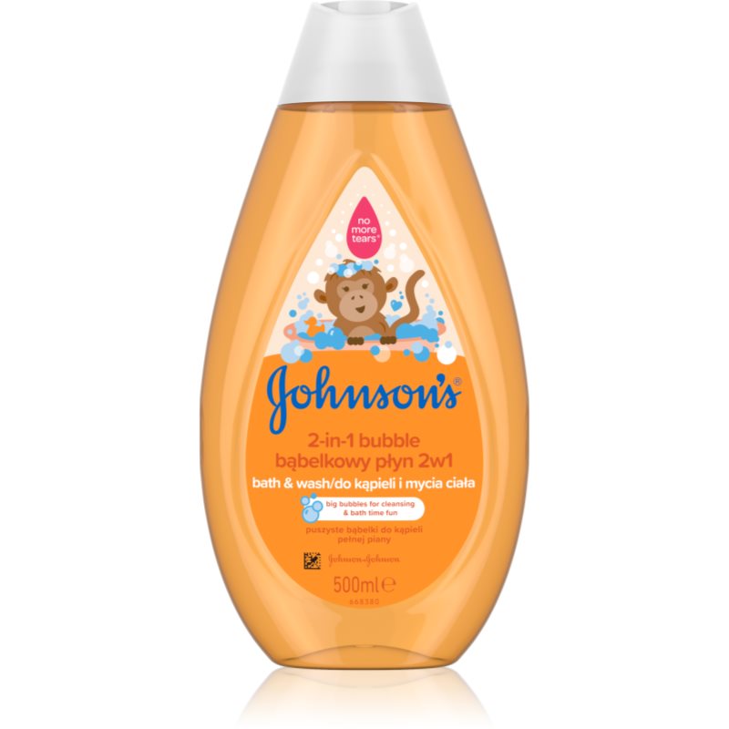 Johnson's® Wash and Bath bublinková koupel a mycí gel 2 v 1 500 ml - parfo.cz