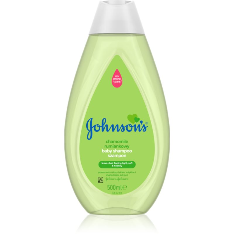Johnson's® Wash and Bath jemný šampon pro děti od narození s heřmánkem 500 ml - parfo.cz