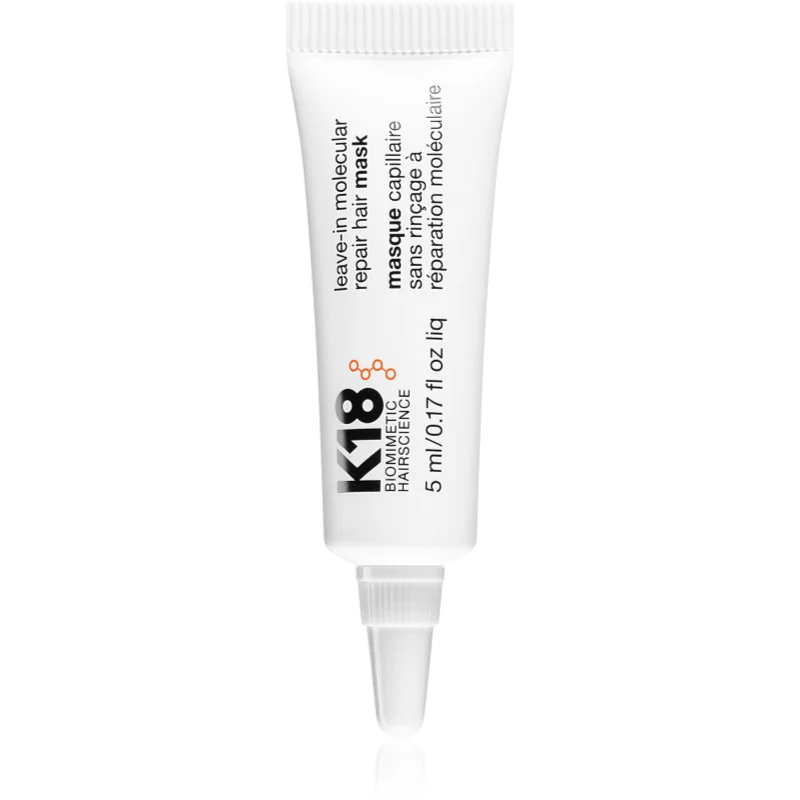 K18 Molecular Repair Hair Mask bezoplachová vlasová péče 5 ml - parfo.cz