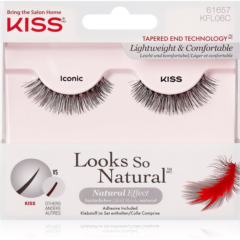KISS Look So Natural umělé řasy Iconic 2 ks - parfo.cz