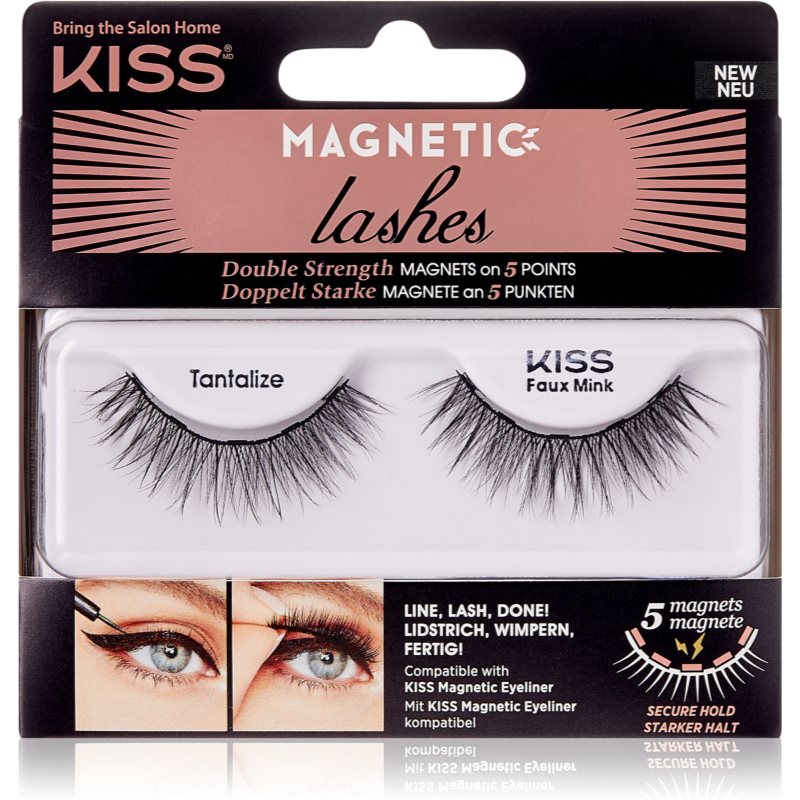 KISS Magnetic Lashes řasy pro aplikaci na magnetickou linku 04 Tantalize 1 pár - parfo.cz