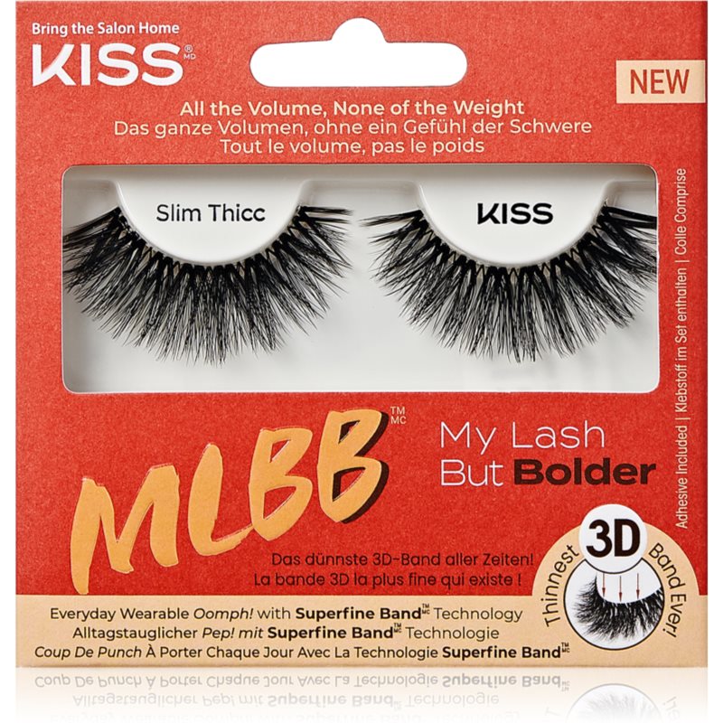 KISS My Lash But Bolder umělé řasy Slim Thicc 1 pár - parfo.cz