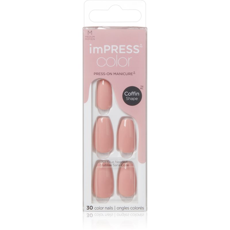 KISS imPRESS Color Medium umělé nehty Sumptuous 30 ks - parfo.cz
