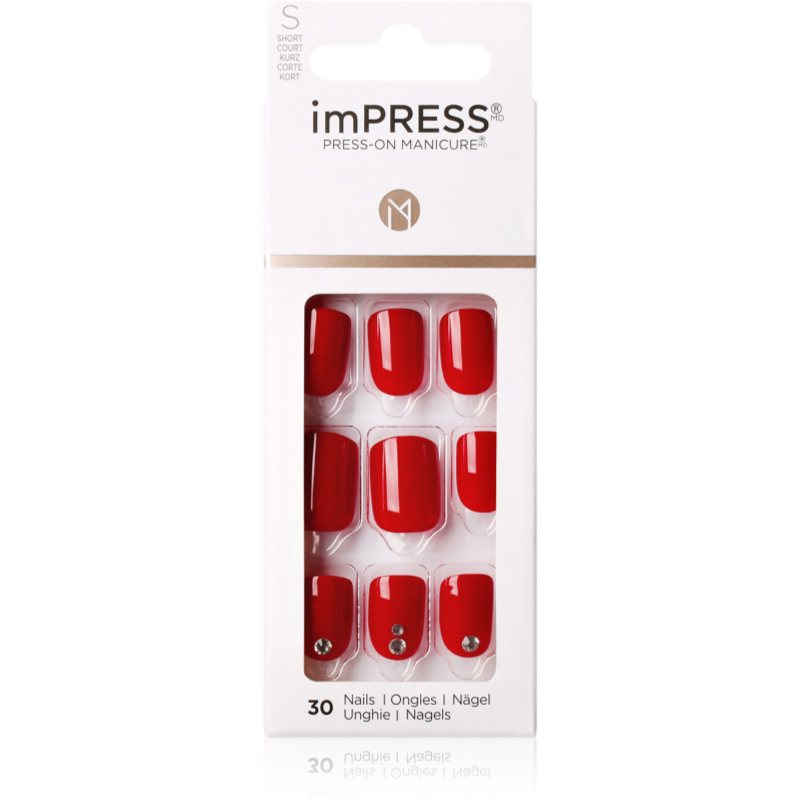 KISS imPRESS Short umělé nehty Kill Heels 30 ks - parfo.cz