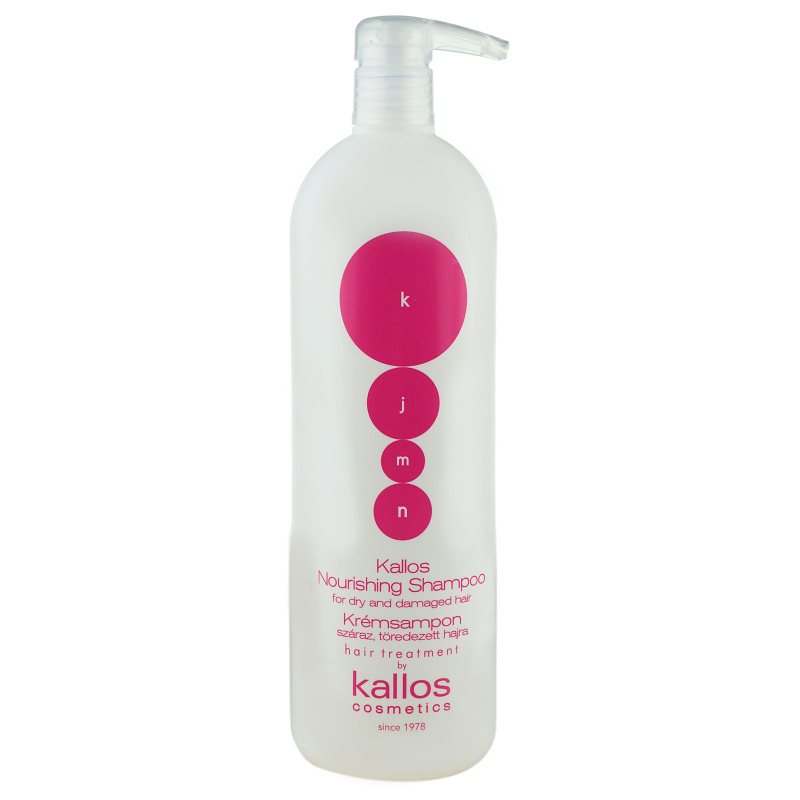 Kallos KJMN Professional Nourishing Shampoo vyživující šampon pro suché a poškozené vlasy 1000 ml - parfo.cz
