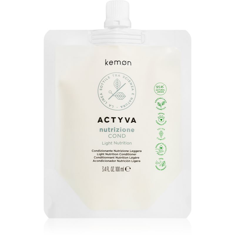Kemon Actyva Nutrizione kondicionér pro suché a poškozené vlasy 100 ml - parfo.cz