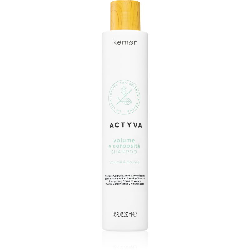 Kemon Actyva Volume e Corposità šampon pro objem jemných vlasů bez silikonů 250 ml - parfo.cz