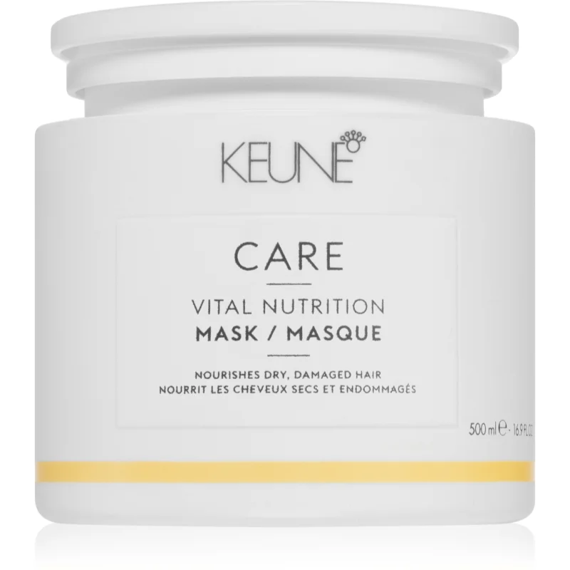 Keune Care Vital Nutrition vyživující a hydratační maska na vlasy s regeneračním účinkem 500 ml - parfo.cz