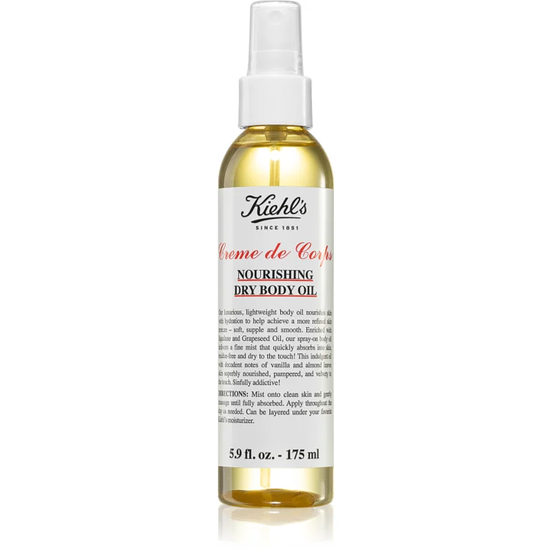 Kiehl's Creme de Corps Nourishing Dry Body Oil vyživující suchý olej na tělo 175 ml - parfo.cz