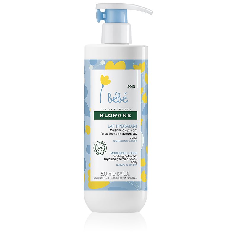Klorane Bébé Calendula hydratační tělové mléko pro děti od narození 500 ml - parfo.cz