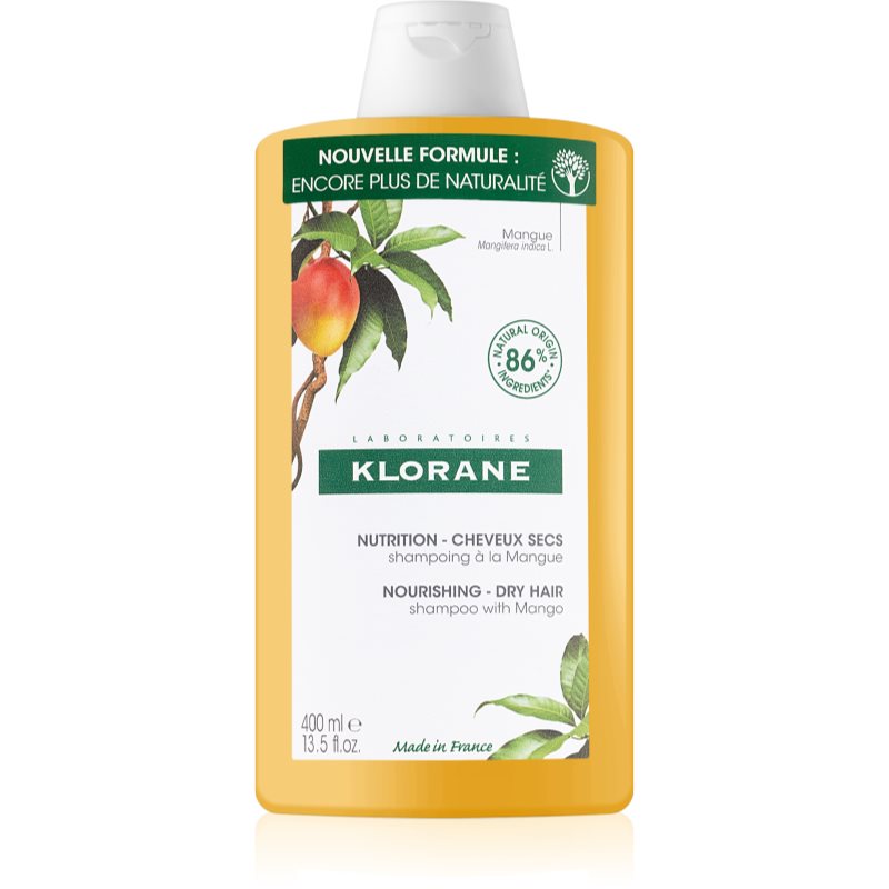 Klorane Mango intenzivně vyživující šampon pro suché vlasy 400 ml - parfo.cz