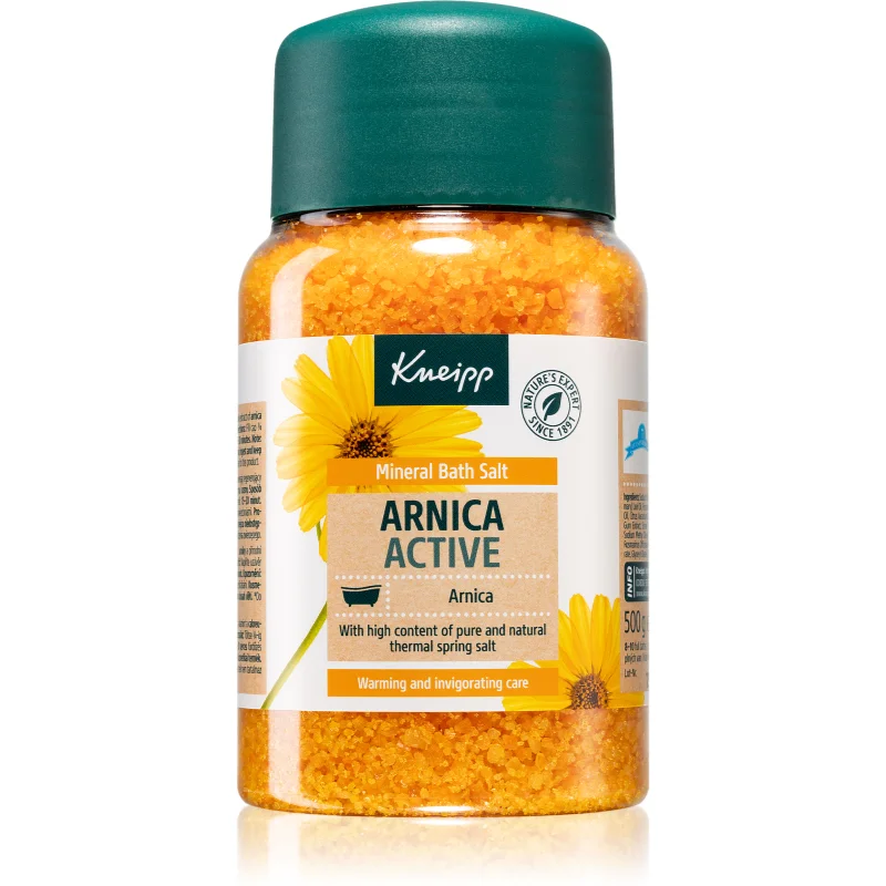 Kneipp Arnica Active koupelová sůl na svaly a klouby 500 g - parfo.cz