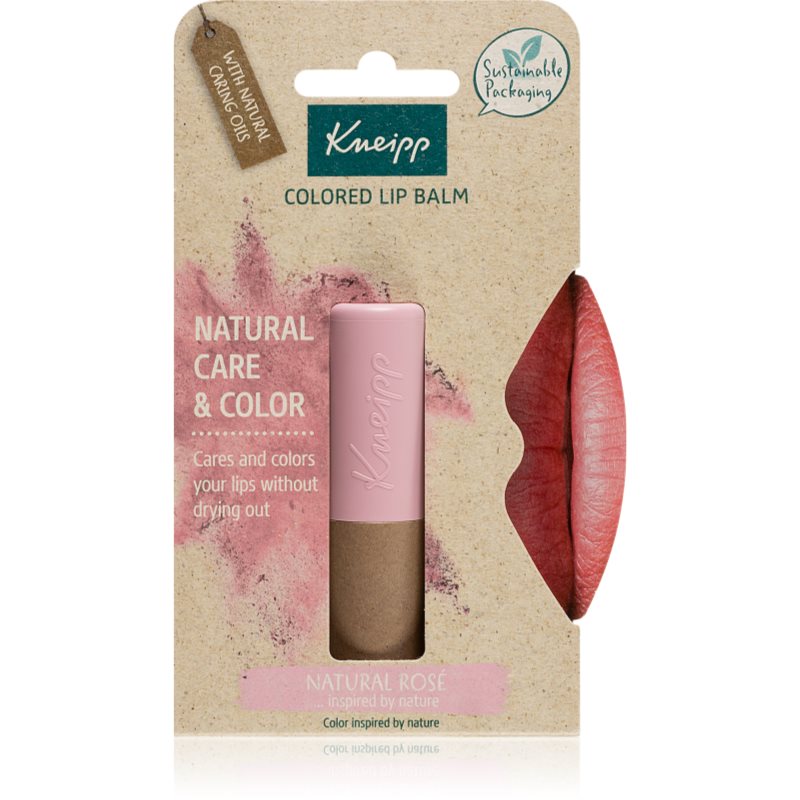 Kneipp Natural Care & Color barevný balzám na rty odstín Natural Rosé 3