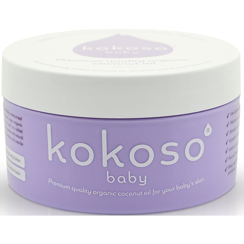 Kokoso Baby Kids bio kokosový olej 168 g - parfo.cz