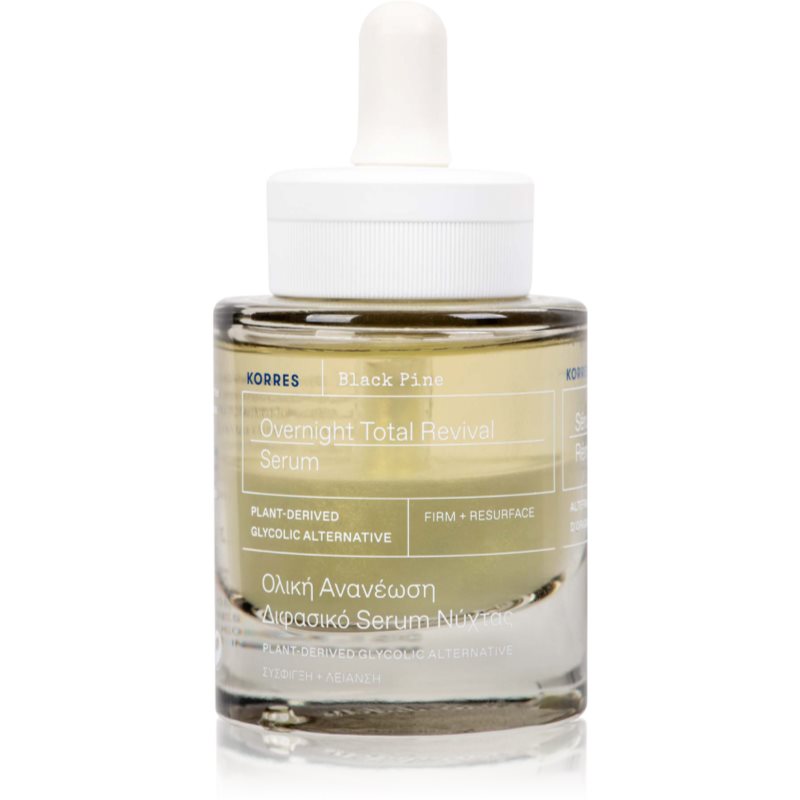 Korres Black Pine dvoufázové omlazující sérum na noc 30 ml - parfo.cz