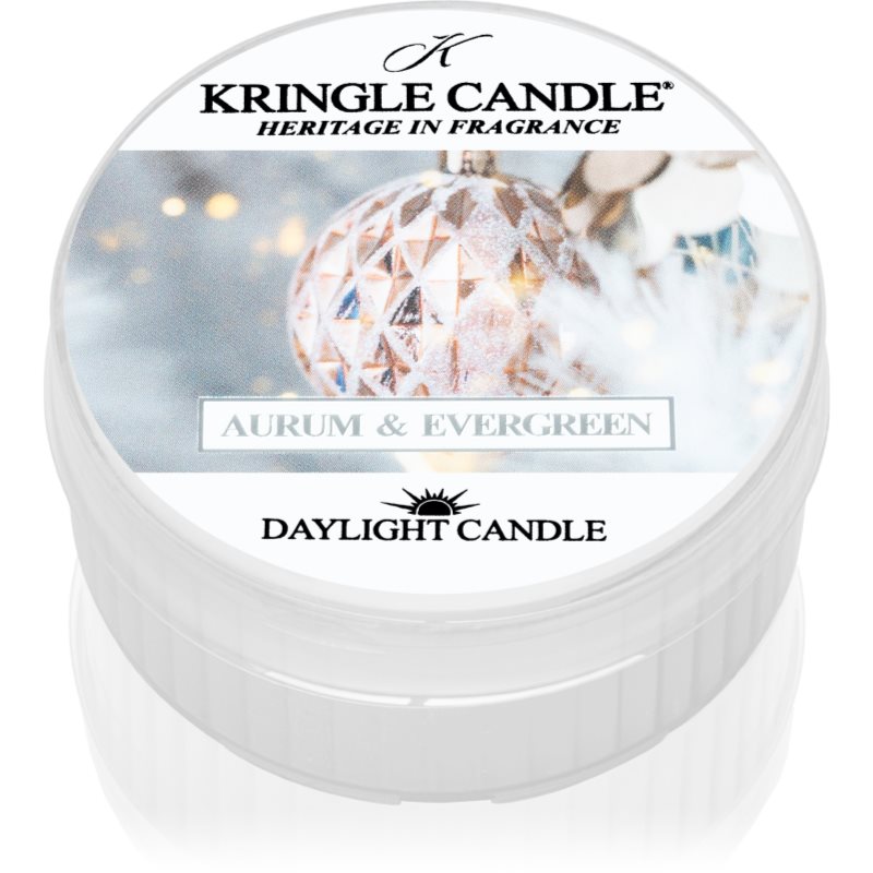 Kringle Candle Aurum & Evergreen čajová svíčka 42 g - parfo.cz
