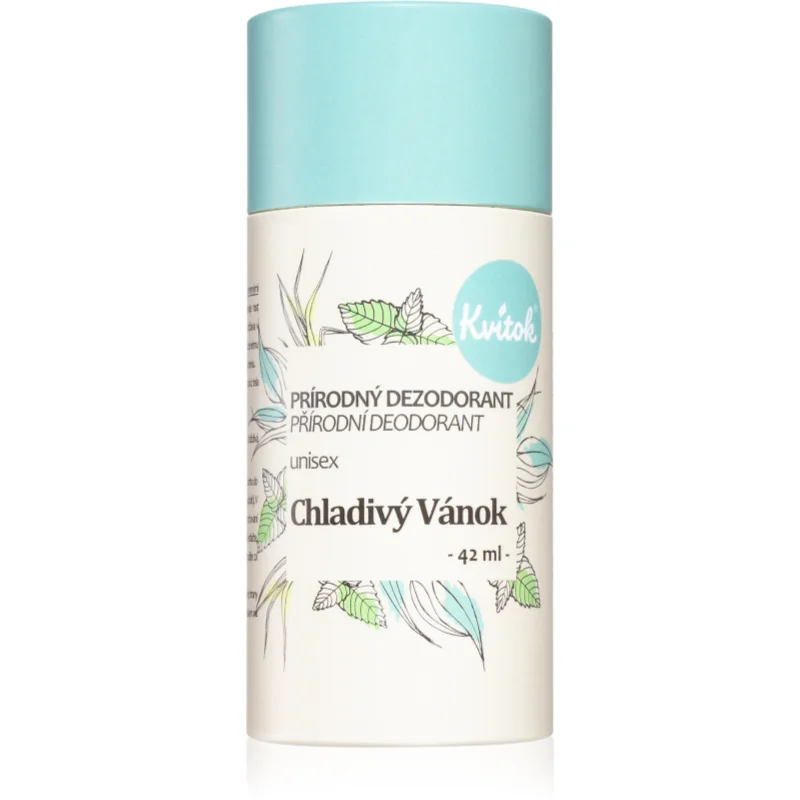 Kvitok Chladivý vánek deodorant v krému pro citlivou pokožku 42 ml - parfo.cz