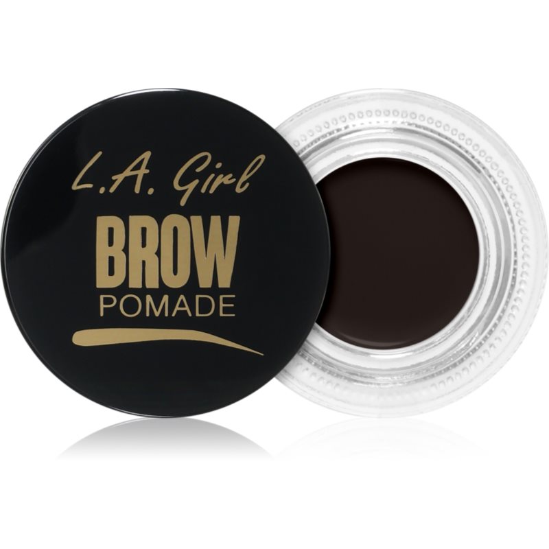 L.A. Girl Cosmetics Brow Pomade pomáda na obočí odstín Soft Black 3 g - parfo.cz