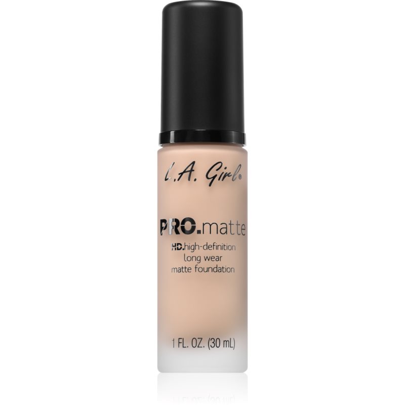 L.A. Girl Cosmetics PRO. Matte HD dlouhotrvající make-up s matným efektem odstín Natural 30 ml - parfo.cz