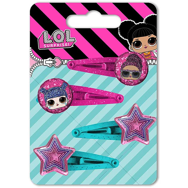 L.O.L. Surprise Hair clip Set sponky do vlasů pro děti 4 ks - parfo.cz