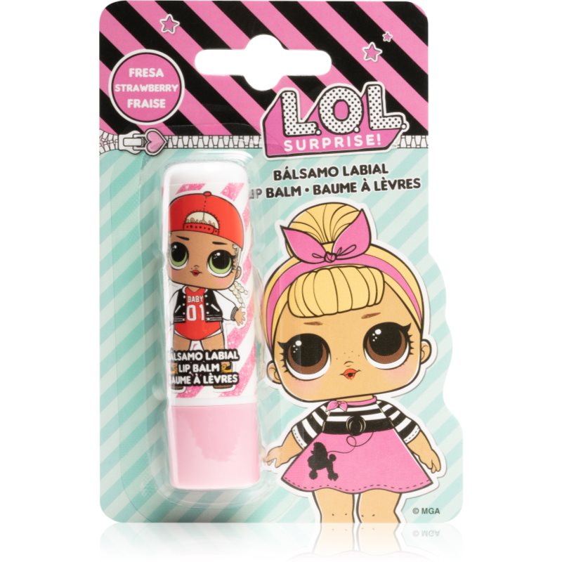 L.O.L. Surprise Lip Balm Strawberry balzám na rty s jahodovou příchutí 4 g - parfo.cz
