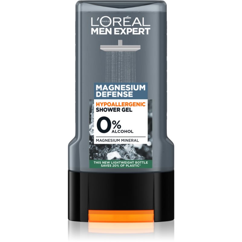 L’Oréal Paris Men Expert Magnesium Defence hypoalergenní sprchový gel pro muže 300 ml - parfo.cz