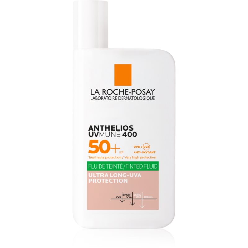 La Roche-Posay Anthelios UVMUNE 400 zabarvený ultralehký fluid SPF 50+ 50 ml - parfo.cz